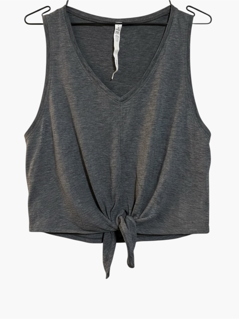 lululemon Knot A Problem Tank – Size 8 – Heathered Gray
